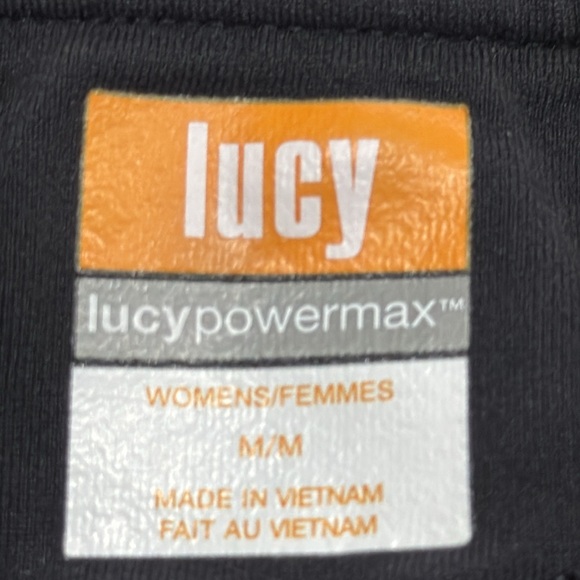 Lucy lotus collection medium black athletic capris. - Picture 3 of 6